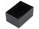 Enclosure: designed for potting; X: 50.5mm; Y: 70.5mm; Z: 35mm; ABS