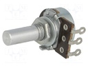Potentiometer: shaft; single turn; 2.2kΩ; 100mW; ±20%; 6mm; carbon