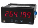 Meter: programmable; digital,programmable; on panel; LED; IP65