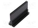 Heatsink: extruded; TO218,TO220,TOP3; black; L: 94mm; W: 25mm