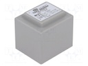 Transformer: encapsulated; 3VA; 230VAC; 7.5V; 7.5V; 0.2A; 0.2A; IP00