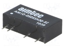 Converter: DC/DC; 1W; Uin: 4.5÷5.5V; 12VDC; Iout: 83mA; SIP7; 2.3g
