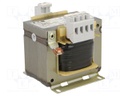 Transformer: mains; 160VA; 230VAC; 24V; Leads: terminal block; IP00