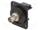 Connector: fiber optic; coupler; ST,both sides; Mat: metal