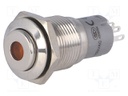 Switch: vandal resistant; Pos: 2; SPDT; 0.5A/220VAC; 1A/24VDC; IP67