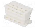 Plug; wire-board; female; PIN: 8; 1.27mm; IDC; for ribbon cable
