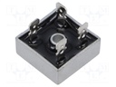 Bridge rectifier: single-phase; Urmax: 200V; If: 35A; Ifsm: 400A