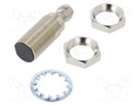Sensor: inductive; Output conf: NPN / NO; 0÷12mm; 10÷30VDC; M18