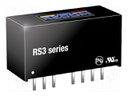 Converter: DC/DC; 3W; Uin: 20÷60V; Uout: 12VDC; Uout2: -12VDC; SIP8