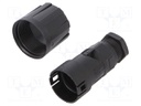 Internal thread; Mini Buccaneer; for cable; 5÷7mm; straight