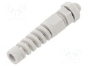 Cable gland; with strain relief; M8; 1.25; IP68; polyamide