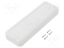Enclosure: for remote controller; X: 50mm; Y: 150mm; Z: 22mm; ABS