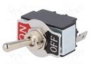 Switch: toggle; Pos: 2; SPST; OFF-ON; 20A/12VDC; 0÷55°C; 50mΩ; 1.5kV