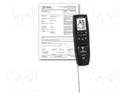 Meter: temperature; LCD 2"; -40÷300°C; Temp.(IR): -40÷300°C