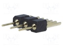 Adapter; pin strips; PIN: 3; straight; 2.54mm; THT,soldering; 1x3