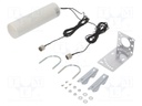 Antenna; LTE; 6dBi; Mounting: outside; 50Ω; male,N; -40÷85°C; 3m