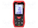 Distance meter; LCD 2"; 120m,70m; Resol: 0,001m; 122x52x29.5mm