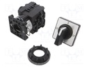 Switch: ammeter cam switch; Stabl.pos: 4; 12A; 0-L1-L2-L3; Pos: 4