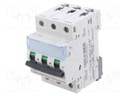 Circuit breaker; 400VAC; Inom: 20A; Poles: 3; DIN; Charact: D; 6kA