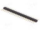 Pin header; pin strips; male; PIN: 20; straight; 2mm; THT; 1x20