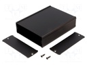 Enclosure: with panel; TUF; X: 94mm; Y: 120mm; Z: 32mm; aluminium