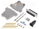 D-Sub; PIN: 25; plug; male; shielded,stamped and formed contacts