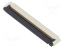 Connector: FFC (FPC); horizontal; PIN: 50; ZIF; SMT; 50V; 0.4A; H: 2mm