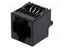 Socket; RJ45; PIN: 8; Layout: 8p8c; THT; straight; 16.51mm