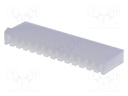 Plug; wire-board; female; 3.96mm; PIN: 14; w/o contacts; for cable