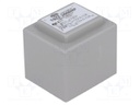 Transformer: encapsulated; 3VA; 230VAC; 12V; 12V; 0.12A; 0.12A; IP00