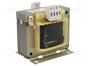 Transformer: mains; 400VA; 400VAC; 24V; Leads: terminal block; IP00