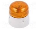 Signaller: lighting; flashing light; orange; Series: Flashguard