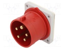 Connector: AC supply 3-phase; socket; male; 32A; 400VAC; IEC 60309