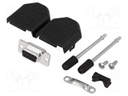 D-Sub; PIN: 9; plug; female; soldering; for cable