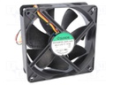 Fan: DC; axial; 12VDC; 120x120x38mm; 234.4m3/h; 48dBA; ball bearing