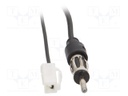 Antenna; car top; 0.178m; AM,FM; universal; 2m; 75Ω