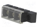 PCB terminal block; straight; 10mm; ways: 3; THT,screw terminal