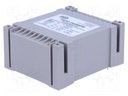 Transformer: encapsulated; 24VA; 230VAC; 12V; 12V; 1A; 1A; IP00; 500g