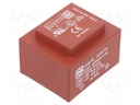 Transformer: encapsulated; 10VA; 230VAC; 18V; 18V; 278mA; 278mA