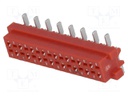 Socket; wire-board; female; PIN: 16; SMT; on PCBs; 30V; 1A; -40÷105°C