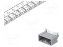 Connector: automotive; Mini50; socket; male; PIN: 16; tinned; THT