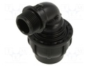 Splice terminal: clamping; Thread: G 3/4" external; 25mm; Plast