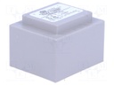 Transformer: encapsulated; 7VA; 230VAC; 15V; 0.46A; Mounting: PCB