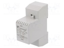 Transformer: mains; 10VA; 230VAC; 12V; Leads: terminal block; IP30