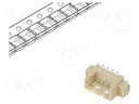Socket; wire-board; male; 1.25mm; PIN: 4; SMT; 250V; 1A; tinned