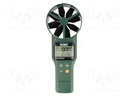 Thermoanemometer; LCD (4000),with a backlit; 0,2÷30m/s