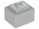 Transformer: encapsulated; 2VA; 230VAC; 9V; 0.22A; Mounting: PCB
