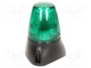 Signaller: lighting-sound; 20÷30VDC; Colour: green; IP65; -25÷55°C