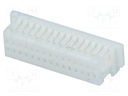 Plug; wire-board; female; 1mm; PIN: 30; w/o contacts; for cable; 50V