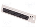 D-Sub HD; PIN: 62; plug; female; stamped and formed contacts